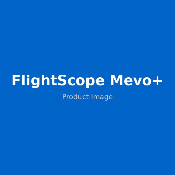 FlightScope Mevo+ premium golf launch monitor with measured spin rates and camera